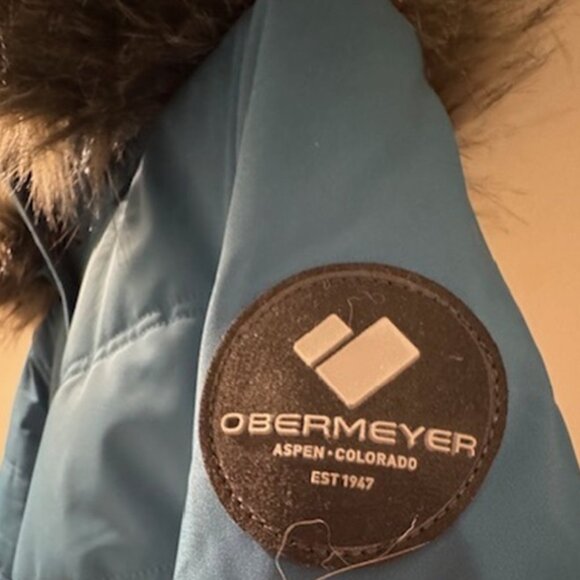 Women's Obermeyer Tuscany Insulated Ski Jacket Size 16 -  Tourmaline - Picture 5 of 6
